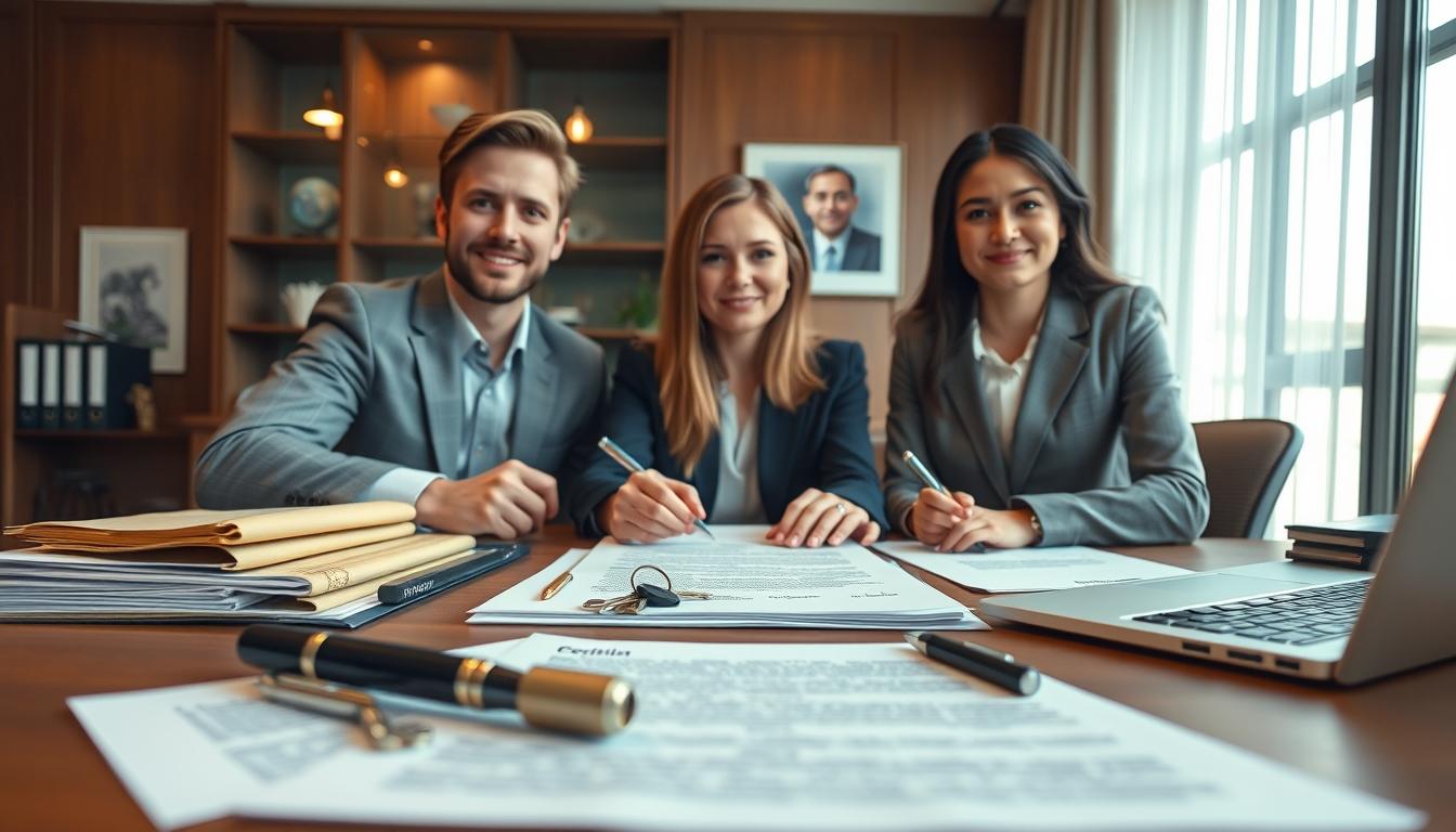 Real estate closing prep and transaction paperwork